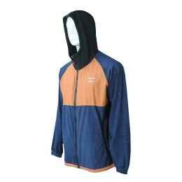 J910  Custom-made zipper hooded windbreaker design color matching windbreaker supplier 100% nylon +100% polyester stowable rear bag J910  Custom-made zipper hooded windbreaker design color matching windbreaker supplier 100% nylon +100% polyester stowable rear bag